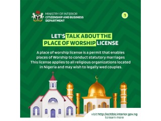 How to Obtain a Place of Worship License in Nigeria?