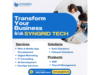 Syngrid Technologies Driving Digital Transformation for Modern Businesses